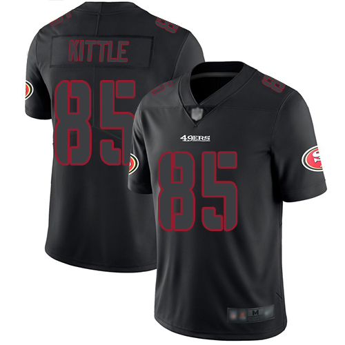 San Francisco 49ers Limited Black Men George Kittle NFL Jersey #85 Rush Impact->san francisco 49ers->NFL Jersey